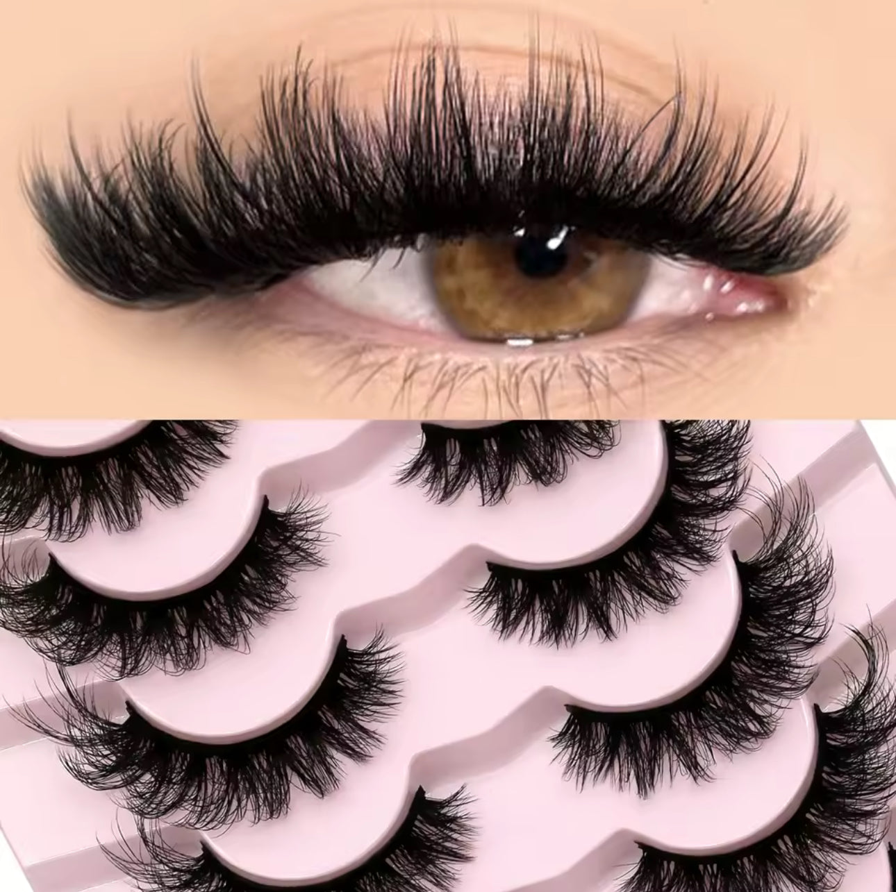 Fluffy Wispy Volume Cat Eyelashes