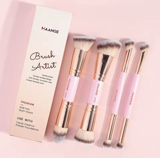 MAANGE 4pc Makeup Brush Set