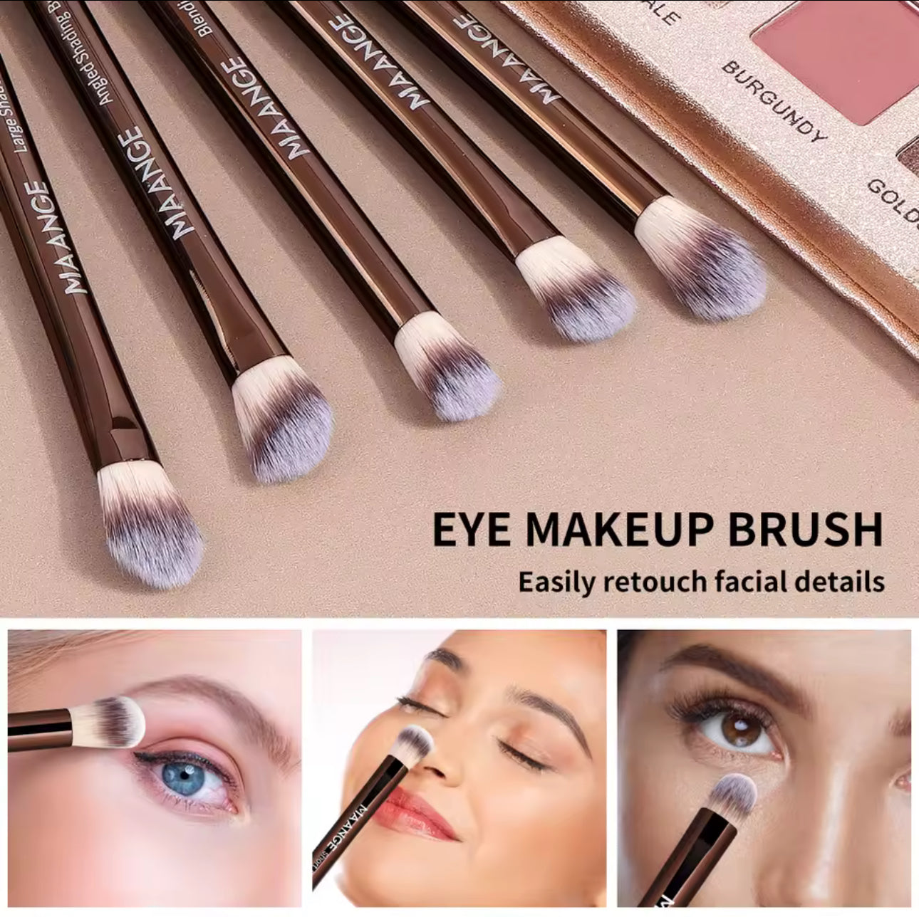 MAANGE 20pcs Pro Makeup Brush Set
