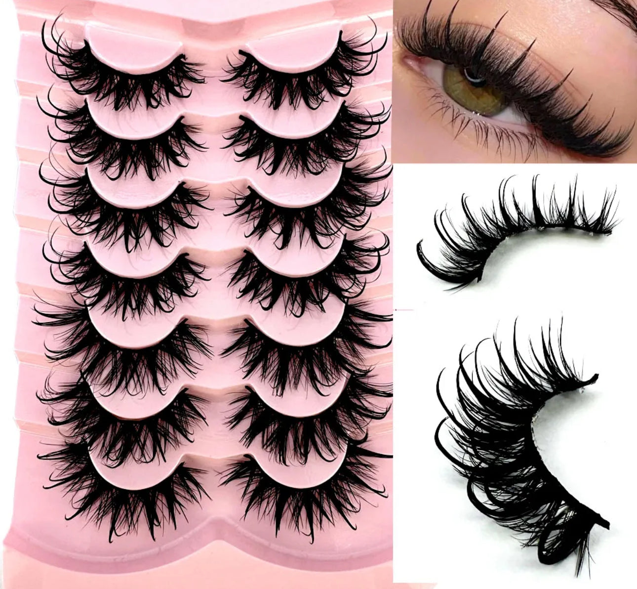 Wet Wispy Strip Lashes