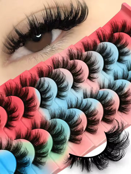 Fluffy Reusable Soft Wispy Eyelashes